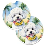Carolines Treasures DAC6373CARC 2.5 X In. Bichon Frise Luau Cup Holder Ca.... Fixed Price $23.36.