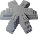 Pot And Pan Protectors 9 Pcs (12" 14" 16"), Gray For Stacking,. Fixed Price $14.70.