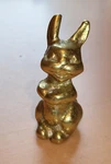 Antique Rabbit Gold Lustre Vintage Victorian Solid Brass Happy Lol Cute Nice. Fixed Price $40.35.