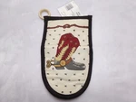 Stevens Linen Oven Mitt. Rodeo. Cowboy Boot. Black. New With Tags.. Fixed Price $14.99.