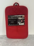 2 X Royal Crest Kitchen Polyester/neoprene Pot Holders 7 10 With Hand Pocket.. Fixed Price $11.99.