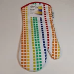 Fiesta Santa Fe Stripe Kitchen Oven Mitt 100% Cotton Muliti Colored New With Tag. Fixed Price $13.99.