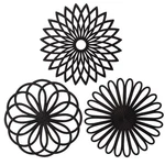 Me.fan Silicone Trivet Mat Kitchen Hot Pads For 3SET-BLACK. Fixed Price $17.73.