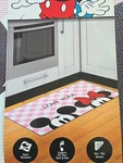 Disney Mickey & Minnie Mouse Anti Fatigue Kitchen Mat 18X30". Fixed Price $30.00.