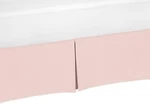 Blush Pink Baby Girl Pleated Crib Skirt Dust Ruffle For Bedding Collections. Fixed Price $67.19.