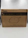 Cuisinel 10 Cast Iron Deep Skillet Dutch Oven 3QT W/lid Pre-seasoned. Fixed Price $37.99.