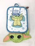 Nicholas Star Wars Mandalorian Yoda Pot Holder Oven Mitt Kitchen Christmas. Fixed Price $16.00.