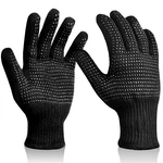 Heat Resistant Gloves With Silicone Bumps Professional Hair Styling Curling Iron. Fixed Price $17.99.