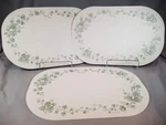 Vtg Corelle Corning Coordinates Callaway Ivy Reversible Placemats Vinyl Set Of 3. Fixed Price $25.95.