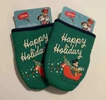 Disney Mickey Mouse Holiday Silicone Mini Oven Mitt (lot Of 2) New With Tags!. Fixed Price $9.99.