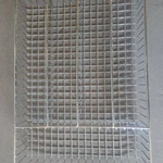 Used Spectrum 53077 Grid Flatware Organizer Tray, Satin Nickel. Fixed Price $6.00.