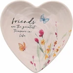 Pavilion Gift Company Friend Ceramic Heart-shaped Keepsake Dish, Watercolor. Fixed Price $20.41.