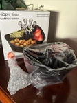 Prodyne Happy Hour Black Diamond Head Martini Picks Garnish Server. Fixed Price $16.00.