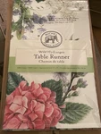 Michel Design Works Table Runner Wild Hydrangea New 72" X 15 Cotton. Fixed Price $20.00.