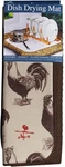 Envision Home Brown Rooster Dish Drying Mat 16 X 18. Fixed Price $18.49.