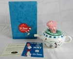 Dr. Seuss Fish In The Hallmark 2001 Cat Hat Teapot. Fixed Price $29.99.