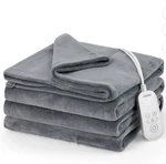 Sunbeam Microplush Heated Blanket - Grey. Fixed Price $49.95.