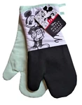 Disney Mickey Mouse 2PK Oversized Oven Mitts Mint-green Black 13.75 X. Fixed Price $10.99.