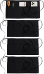 Utopia Wear Server Apron With 3 Pockets, 24X12 Inch (pack Of 4), Black. Fixed Price $23.58.