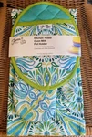 Fiesta Ware Paisley Green & Blue Kitchen Towel Pot Holder Oven Mitt 3 Pc Set Nwt. Fixed Price $30.50.
