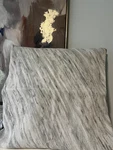 2 Euro Shams Set Hudson Park Gray Marble Frame Pillow Pair. Fixed Price $24.00.