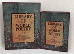 Benzara 59373 Faux Book Box Set Of 2 Storage With Library World Poetry Theme. Fixed Price $37.00.