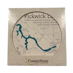 Coasterstone Pickwick Lake Map Trivet Absorbent Usa New. Fixed Price $20.00.