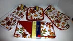 "grateful" 5-PIECE Kitchen Set-oven Mitt/drying MAT/TOWEL/2 Potholders-brand New. Fixed Price $12.95.