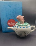 Dr. Seuss Fish In Cat The Hat Teapot Hallmark With Box. Fixed Price $35.99.