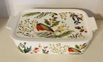 Grace Pantry Oven Dish With Trivet Lid Robin & Foliage 3 1. Fixed Price $21.99.