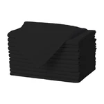 Gee Moda Black Cloth Napkins Set Of 12 17X17 Washable Dinner Table Linen. Fixed Price $23.97.