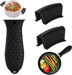 3 Pack Silicone Hot Handle Holders Cover, Assist Pan Sleeve Pot,non-slip. Fixed Price $13.99.