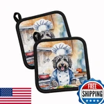 Caroline's Treasures Carolines Bergamasco Sheepdog The Chef Pair Of. Fixed Price $32.94.
