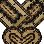 Tartan Star Braided Area By Ihf Rugs. Oval & Rectangle. Many Sizes.. Fixed Price $426.54.