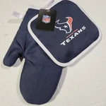 Nfl Houston Texans Oven Mitt And Pot Holder Set, New. Fixed Price $11.99.