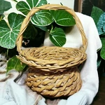 Decor Baskets; Bird's Nest Woven Costume Prop Boho Rustic. Fixed Price $18.00.