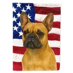 Carolines Treasures WDK6082CHF 40 X 28 In. Fawn French Bulldog American Flag .... Fixed Price $36.43.