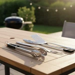 Dishwasher Safe Heavy Duty Bbq Tools - Ultimate Grilling Set For Outdoor Chefs. Fixed Price $63.98.