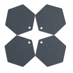 4 Packed Silicone Trivet Mats - Diy Different Size Dish Drying Mat, Hot Pot H.... Fixed Price $24.99.