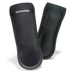 Kitchen Grips Deluxe 2PC 6" & 7" Pot Pan Handle Holder Set - Black. Fixed Price $18.95.