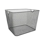 Ybmhome Household Wire Mesh Open Bin Shelf Storage Basket Organizer Black 1040VC. Fixed Price $31.99.