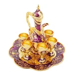Vintage Turkish Tea Set, Luxury Coffee With Pot And 6 Cups For Home. Fixed Price $41.41.