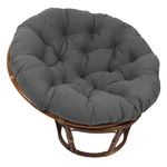 Blazing Needles Solid Twill Papasan Chair Cushion 44 X 6 Steel Grey. Fixed Price $94.46.