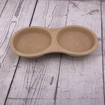 Pampered Chef Egg Cooker Double Dual Clay Stoneware Microwave Oven #5133 Usa. Fixed Price $8.99.