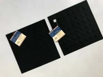 New Set Of 2 Home Collection Silicone Trivet Pot Holder 7 X Inches - Black. Fixed Price $14.00.