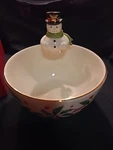 Lenox Holiday Snowman Figural Bowl - 5.5". Fixed Price $14.99.