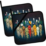 Colorful Various Herbs Holders Set Of 2,KITCHEN Heat Resistant .... Fixed Price $17.21.