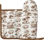 Aesthetics Mushroom Silicone Oven Mitts Pan Mats,. Fixed Price $19.99.