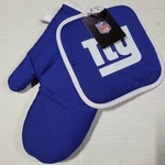 Nfl New York Giants Oven Mitt And Pot Holder Set,. Fixed Price $11.99.