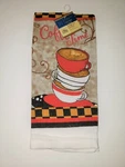 Home Collection Kitchen Dish Towel - New Coffee Time. Fixed Price $7.03.
